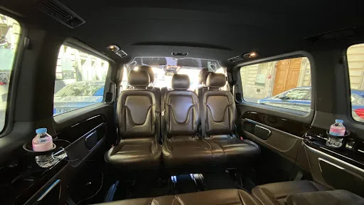 Mercedes V-Class / EQV rear passenger cabin VIP transfer