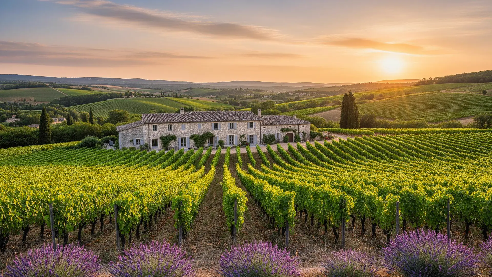 Provence wine tasting tour – private chauffeur through vineyards